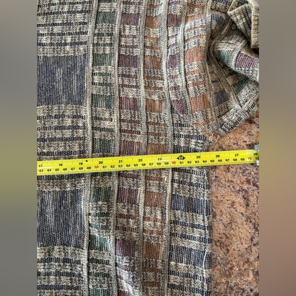 VTG Iconic Cotton Traders Mens Coogi Style 90’s Textured Multicolored Sweater,XL - Picture 12 of 16